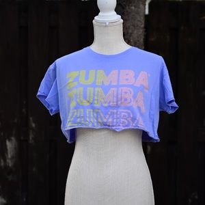 Customized Zumba crop top